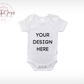 Custom Baby Apparel | Onesie or T-Shirt | Personalized | Made to Order
