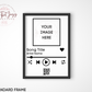 Custom Music Player Plaque | Personalized Song & Photo Gift | Made to Order