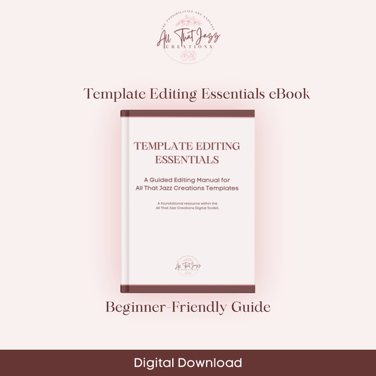Template Editing Essentials eBook
